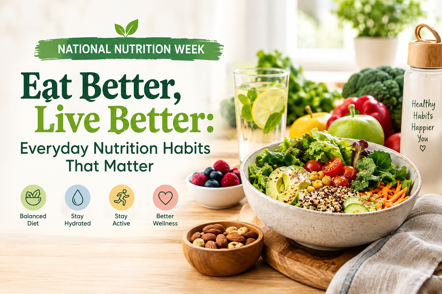 National Nutrition Week: Eat Better, Live Better: Everyday Nutrition Habits That Matter